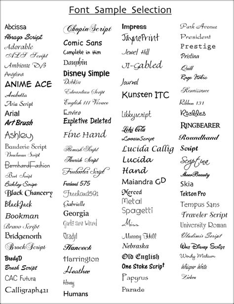 font examples  names images  font styl vrogueco