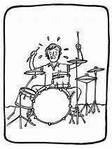 Coloriage Tonio Marshall Batteur sketch template