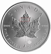 Image result for SML - Silver Maple LEAF. Size: 175 x 185. Source: numismaclub.com