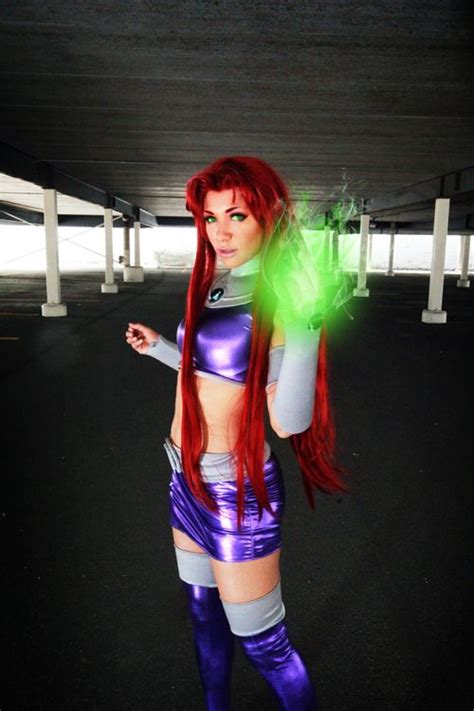 pin by geek girls on cosplay cosplay teen titans cosplay starfire costume