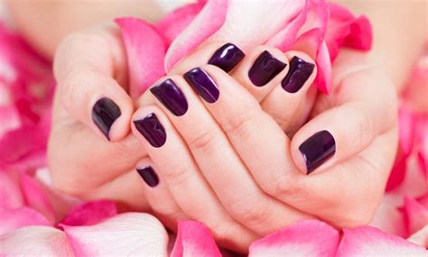 manicure  pedicure noire nail salon spa groupon