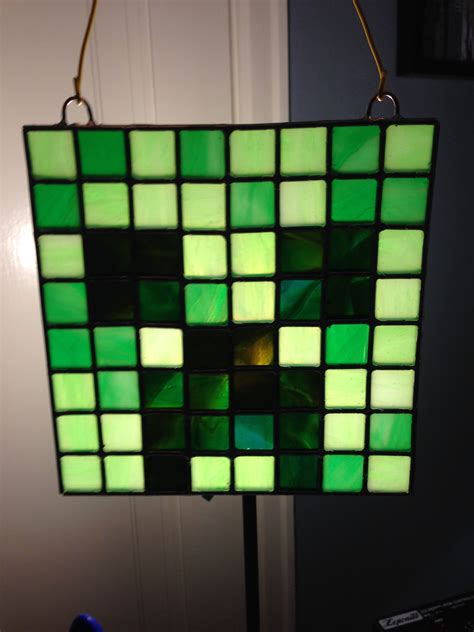 Stained Glass Creeper Stained Glass Glass Ceiling Lights