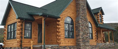 modular log homes  custom log cabins gingrich builders