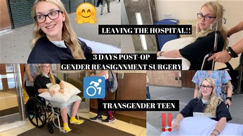 3 Days Post Op Gender Reassignment Surgery Vlog Leaving