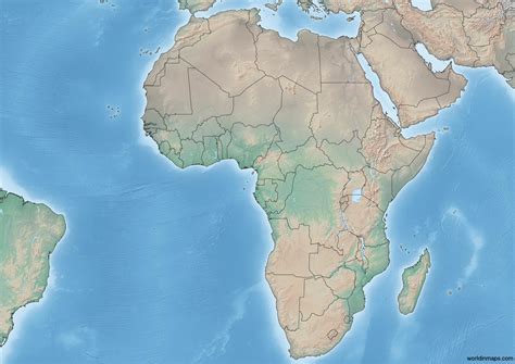 africa world  maps
