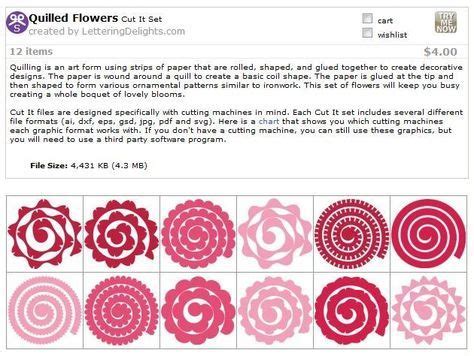 image result  cricut templates paper flower template paper