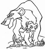 Coloring Pages Kovu Print sketch template