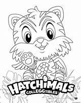 Hatchimals Coloring Pages Printable sketch template