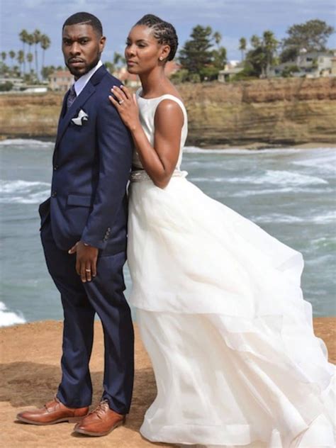 Black Wedding Moment This Couple Eloped On The Beach In