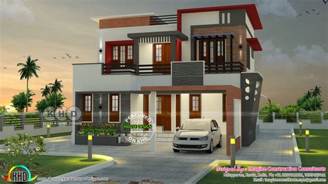 square feet  bhk contemporary home kerala home design  floor plans  dream houses