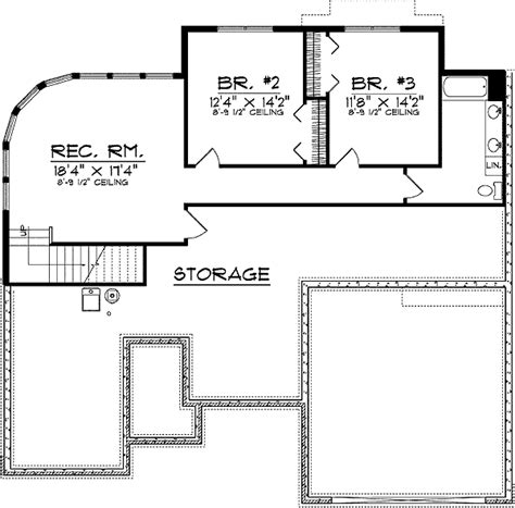 daylight basement design  sloping lot ah architectural designs house plans