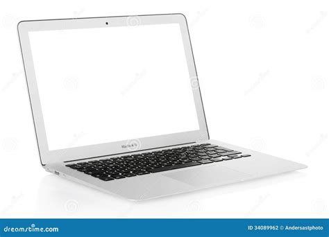 mac book air laptop editorial photography image  screen