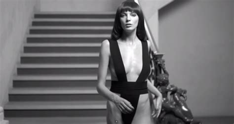 this yves saint laurent ad was banned for using an ‘unhealthily underweight model yahoo news uk