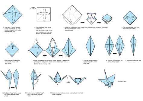 printable origami crane instructions printable word searches