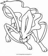 Suicune Pokemon Coloring Pages Lineart Colouring Clipart Deviantart Legendary Print Printables Library sketch template