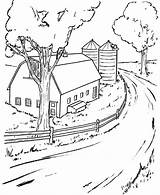 Coloring Pages Country Scenes Amish Printable Color Getcolorings Print sketch template