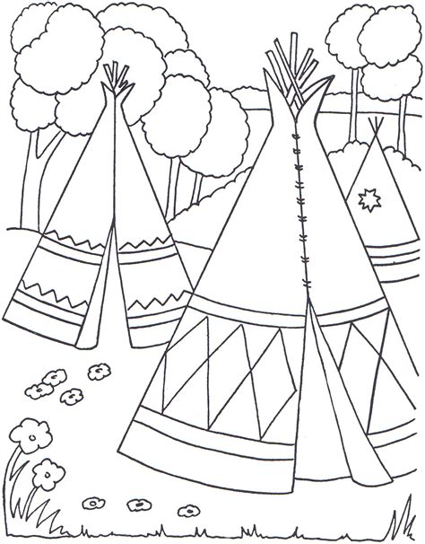 native american coloring pages  coloring pages  kids