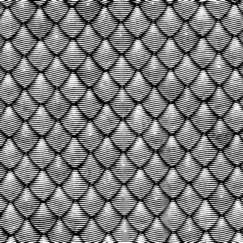 engraved dragon scales pattern