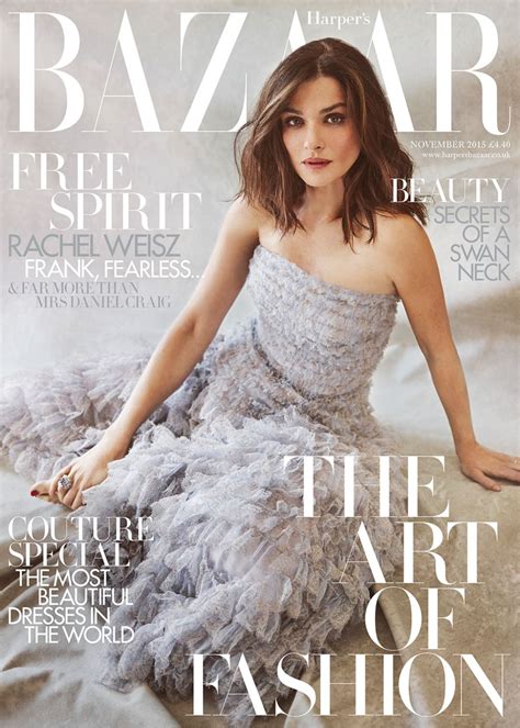 Rachel Weisz Harper S Bazaar Magazine Uk November 2015