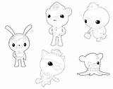Pages Coloring Octonauts Octopod Octonaut Getcolorings Getdrawings sketch template