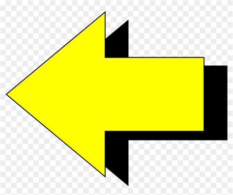 yellow directional arrows  cliparts    arrow pointing left  background