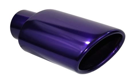 crazy plum purple powder coat exhaust tip  p mach speed