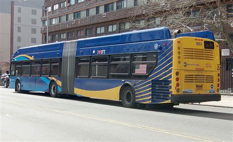 nyc mta new flyer articulated new flyer bus vintage new york