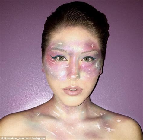 galaxy freckle makeup trend takes off on instagram daily mail online