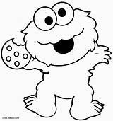 Monster Cookie Coloring Pages Baby Printable Kids Cool2bkids sketch template