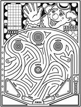 Maze Pinball Coloring Dover Clown Publications Book Printable Welcome Trip Road Doverpublications Solutions Pages Musings Inkspired Kids Choose Board sketch template