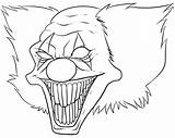 Scary Monster Coloring Pages Monsters Drawing Creepy Print Printable Color Getcolorings Getdrawings sketch template