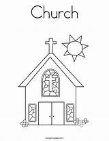Church Coloring Color Pages Jesus Kids Printable Activity Noodle Twistynoodle Family Holy Spirit House Sunday School Families Going Templates Back sketch template