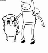 Coloring Adventure Time Pages Cartoon Popular sketch template
