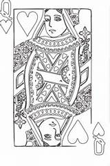 Hearts Coloring Queen Clip Clker Jeffrey Shared sketch template