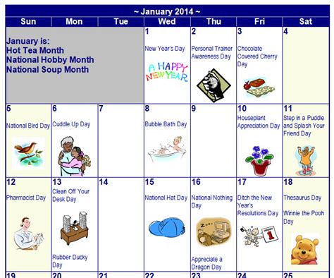 calendar  fun holidays products sparkled stamps