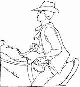 Coloring People Pages Cowboy Sherriallen Miscellaneous sketch template