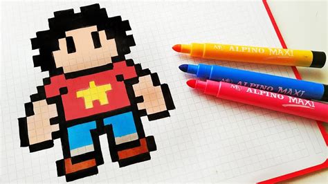 Handmade Pixel Art How To Draw Steven Universe Pixelart