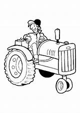 Ausmalbilder Trecker Tractor Traktor Baufahrzeug Colouring sketch template