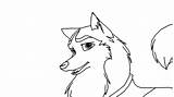 Jenna Coloring Balto Pages Fox Dixie Hound Base Deviantart Template sketch template