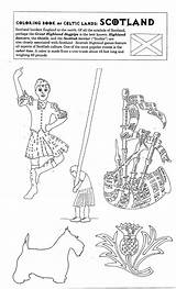 Scotland Colouring Pages Coloring Highland Games Scottish Kids St Canada Search Yahoo Results Choose Board Christmas Highlands sketch template