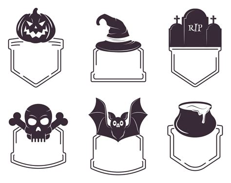blank printable halloween labels