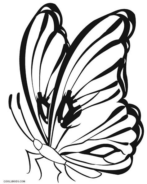 printable butterfly coloring pages  kids coolbkids insect