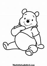 Pooh Winnie Coloring Pages Bear Printable Colouring Drawings Characters Clipartmag Kids Disney Colors Smile sketch template