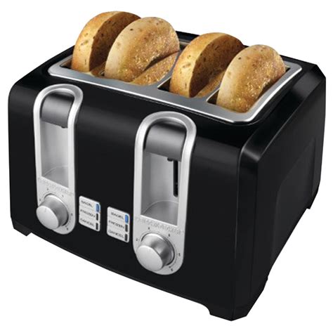 black decker chrome slice toaster home tech