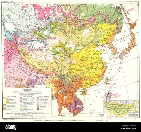 ethnic map  china