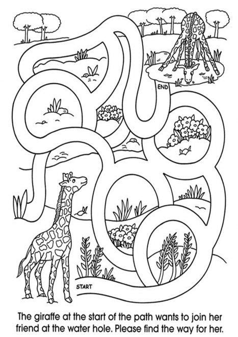 simple maze printables  preschoolers  kindergartners