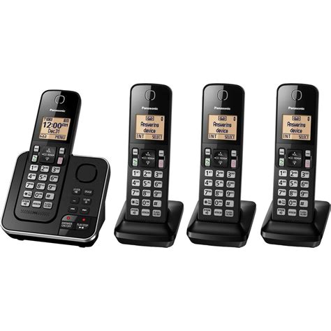 panasonic kx tgcb  handset expandable cordless phone  answering machine walmartcom