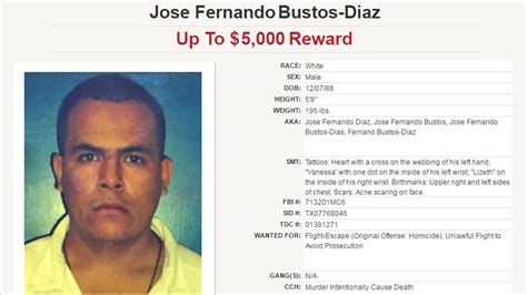 Man On Texas 10 Most Wanted Fugitives List Last Seen In Houston Abc13