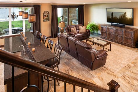 traditional lake home traditional basement minneapolis  landmark photography houzz