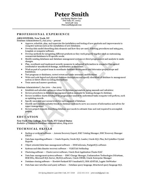 administrator resume